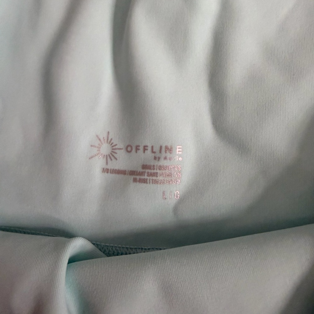 Aerie offline teal leggings size large - Picture 2 of 2